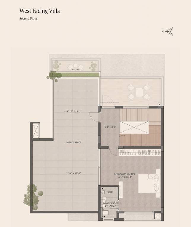 Second Floor Plan villa bellissimo Floor Plan Second Floor Plan