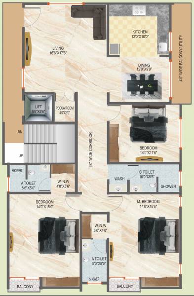  adya-enclave Floor Plan Floor Plan
