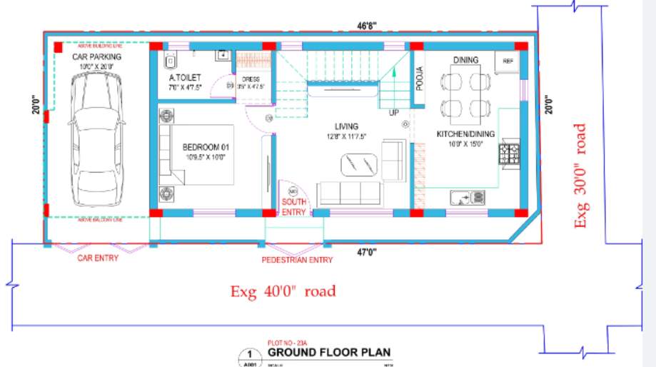  nishan villa Floor Plan Ground Floor Plan
