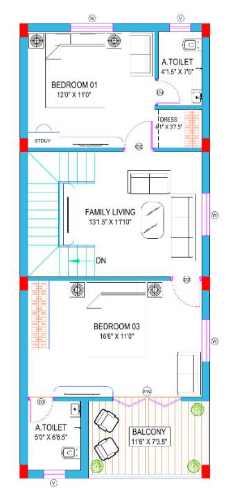  nishan villa Floor Plan First Floor Plan