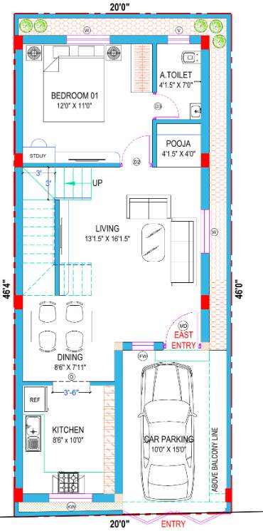  nishan villa Floor Plan Ground Floor Plan
