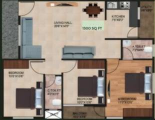  spandhan-residency Floor Plan Floor Plan