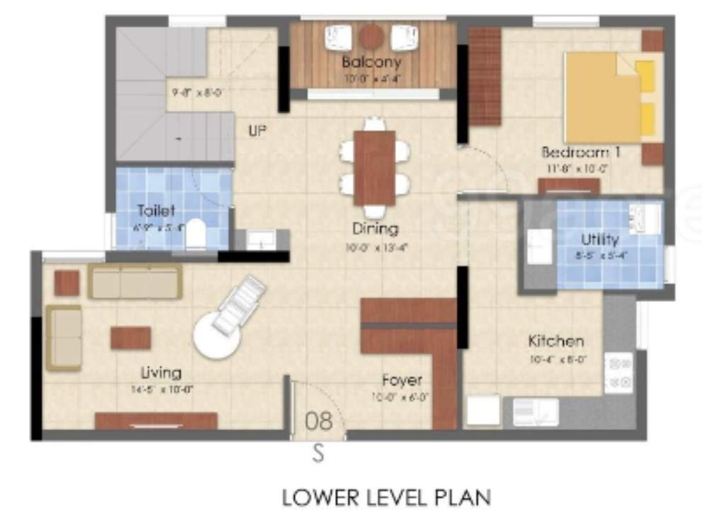  infinys Floor Plan Lower Level Duplex Plan