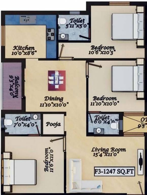  excelencia Floor Plan Floor Plan