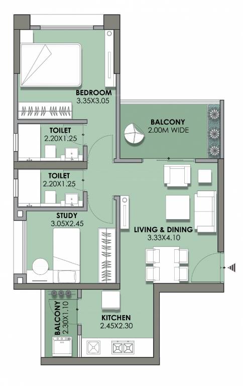  abitante fiore Floor Plan Floor Plan