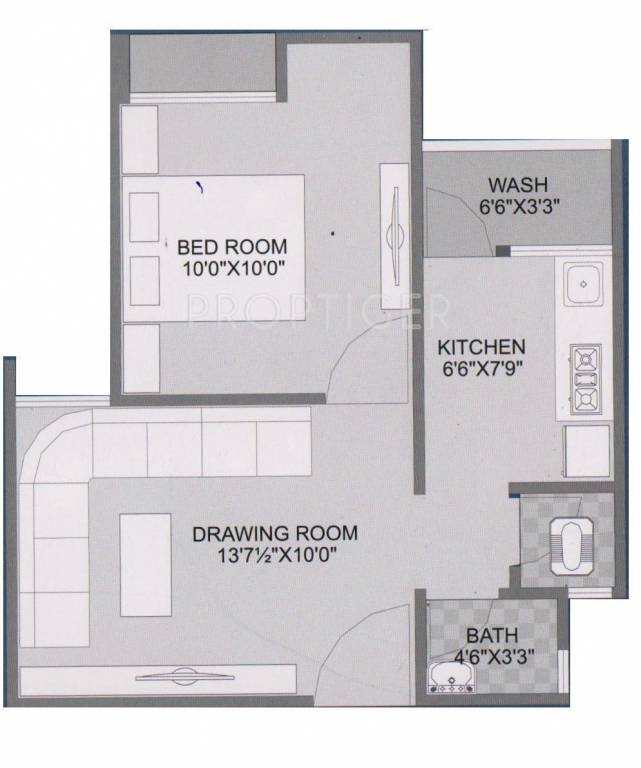 Sahajanand Pride (1BHK+1T (630 sq ft) 630 sq ft) Sahajanand Pride (1BHK+1T (630 sq ft) 630 sq ft)