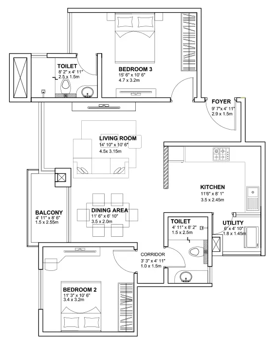  avenues Floor Plan Floor Plan