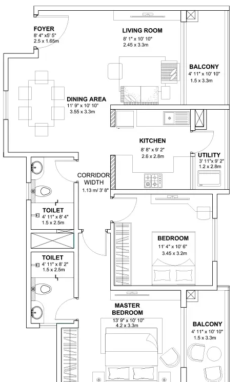  avenues Floor Plan Floor Plan