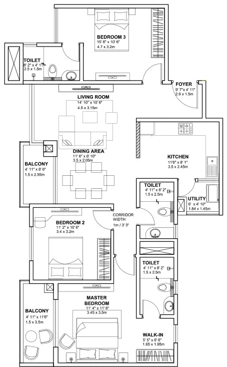  avenues Floor Plan Floor Plan