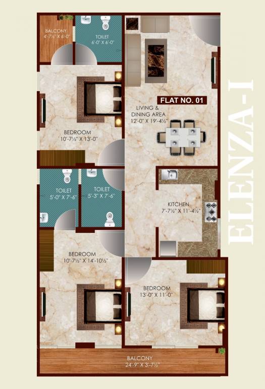  elenza i Floor Plan Floor Plan