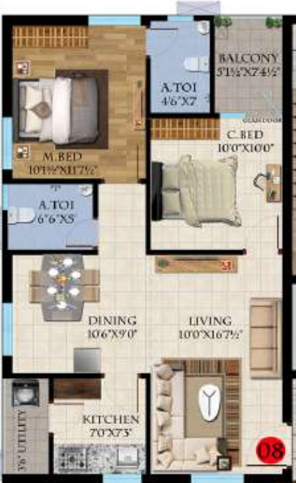 Floor Plan riddhis taranto Floor Plan Floor Plan