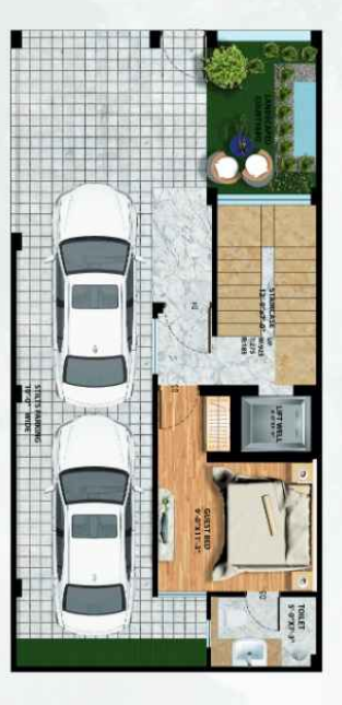 panache villas phase 2 Floor Plan Stilt Floor Plan