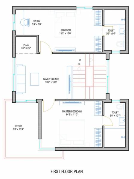  the-origin-villas Floor Plan First Floor Plan