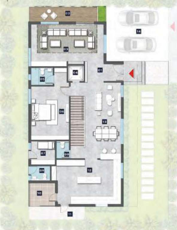  the pointe Floor Plan Ground Floor Plan