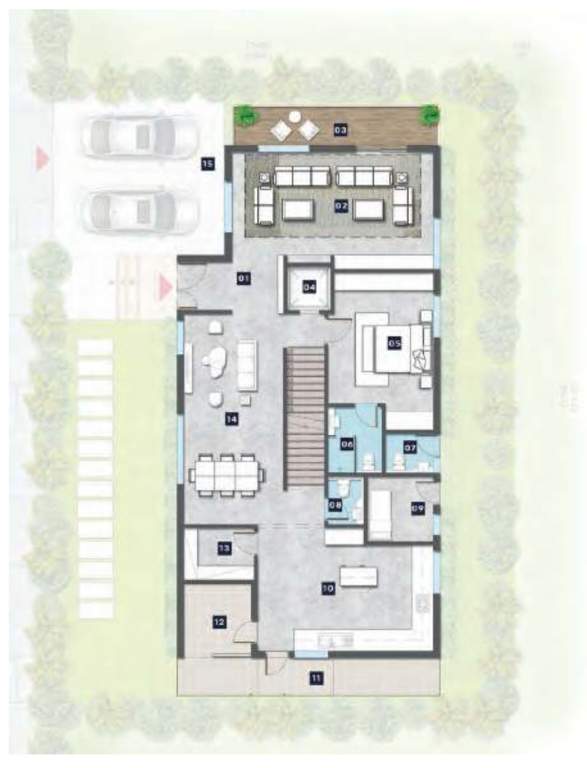  the pointe Floor Plan Ground Floor Plan