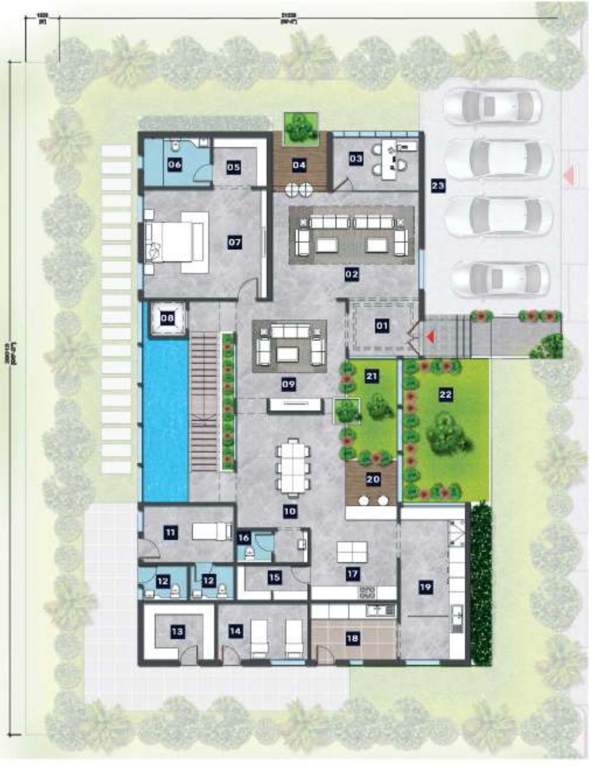  the pointe Floor Plan Ground Floor Plan
