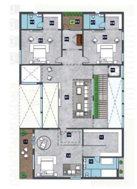  the pointe Floor Plan First Floor Plan