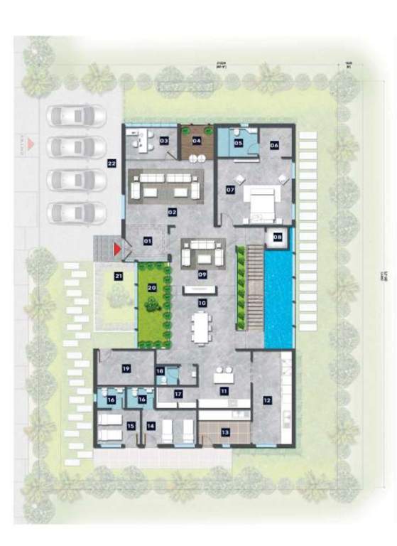  the pointe Floor Plan Ground Floor Plan