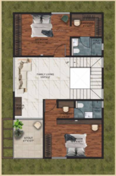  sundaram-palm-villas Floor Plan First Floor Plan