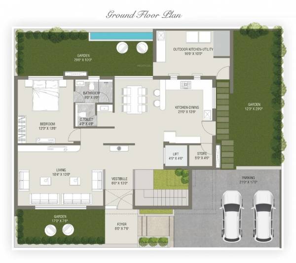 Ground Floor Plan elanza Floor Plan Ground Floor Plan