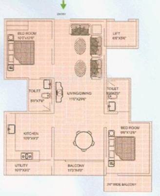 VM Prime Residency (2BHK+2T (1,070 sq ft) 1070 sq ft) VM Prime Residency (2BHK+2T (1,070 sq ft) 1070 sq ft)