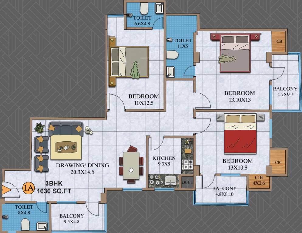Floor Plan paradise sunrise Floor Plan Floor Plan
