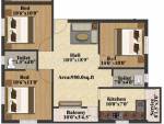S Promoters Sithalapakkam (3BHK+2T (980 sq ft) 980 sq ft)