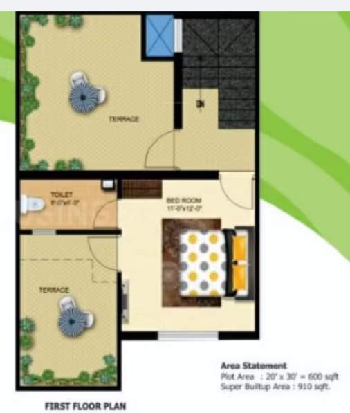  sarthak greens Floor Plan First Floor Plan