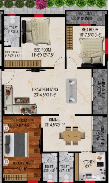  chandra-vihaar Floor Plan Floor Plan