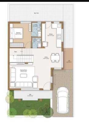  safalam luxuria Floor Plan Ground Floor Plan