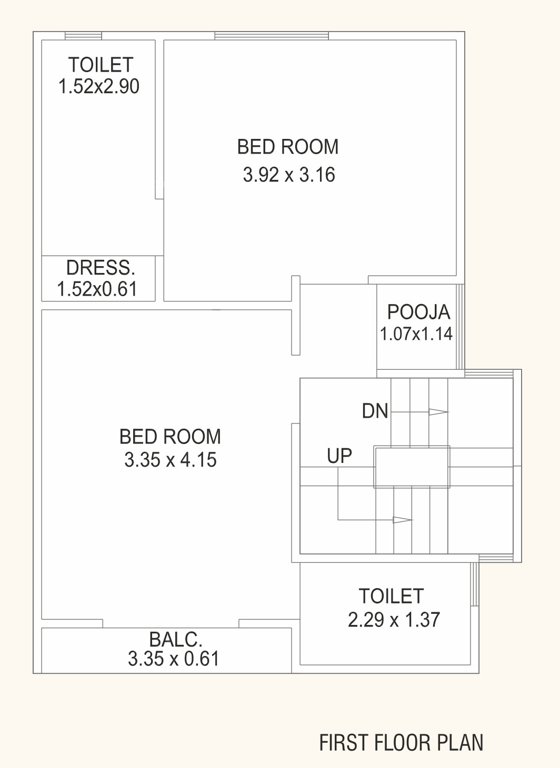  kishan sapphire villa Floor Plan First Floor Plan