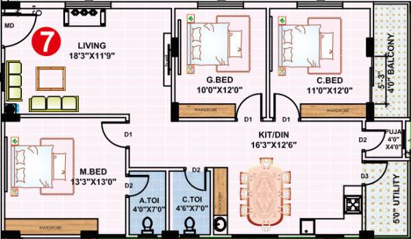  park-pride Floor Plan Floor Plan