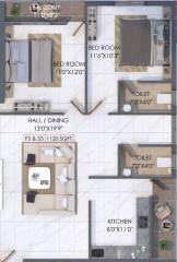  kadambavanam-flats Floor Plan Floor Plan