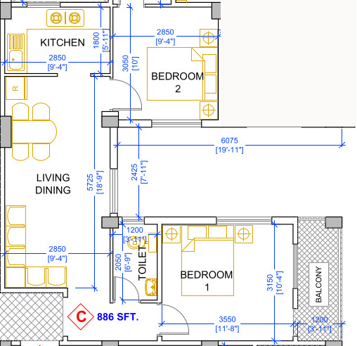  apartment Floor Plan Floor Plan