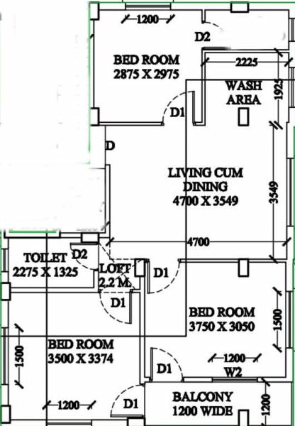  appartment Floor Plan Floor Plan