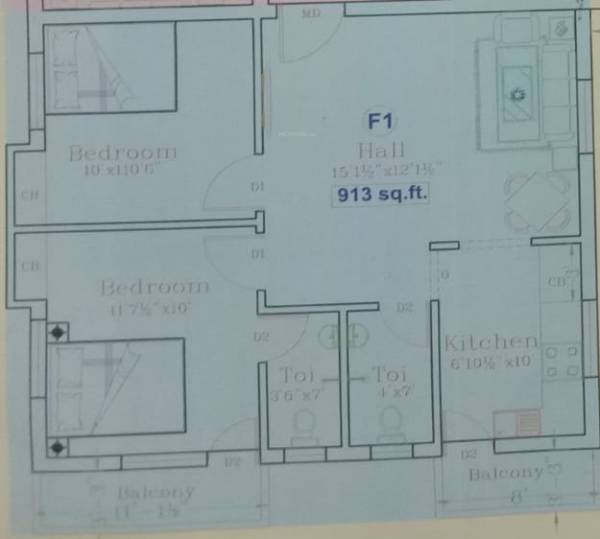  flats Floor Plan Floor Plan