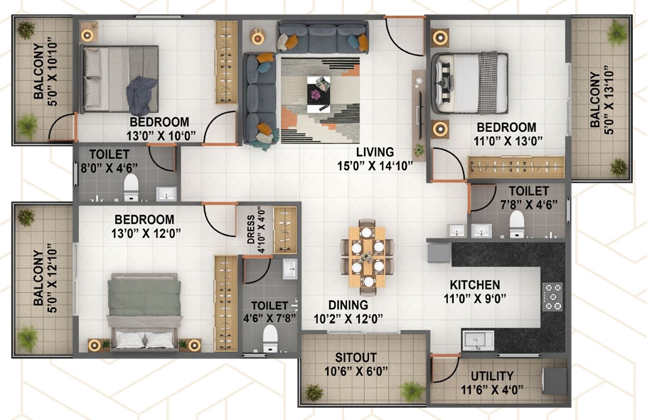  signature homes phase 2 Floor Plan Floor Plan