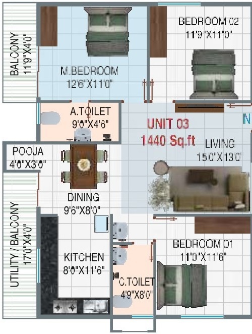  sunshine Floor Plan Floor Plan
