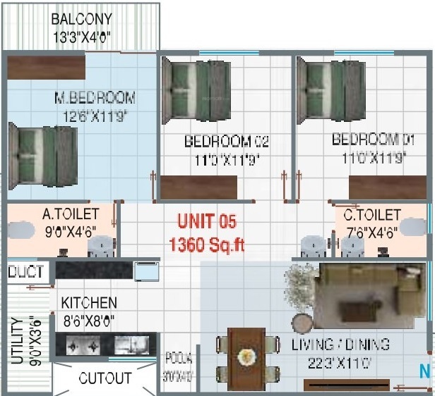  sunshine Floor Plan Floor Plan