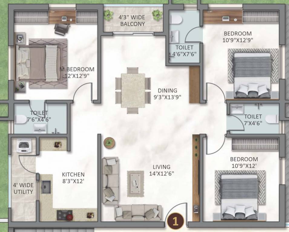  green meadows Floor Plan Floor Plan