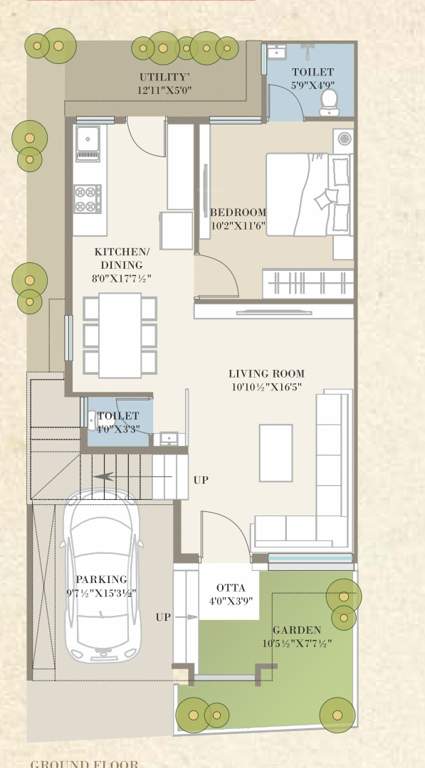  aatmiya grandvilla 14 Floor Plan Ground Floor Plan