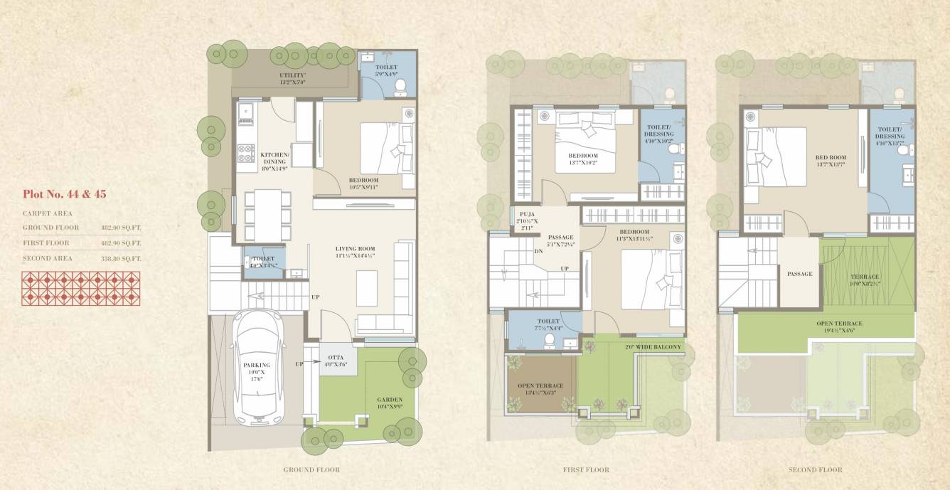 Floor Plan aatmiya grandvilla 14 Floor Plan Floor Plan