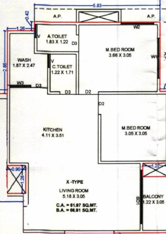  siddheshwar sky Floor Plan Floor Plan