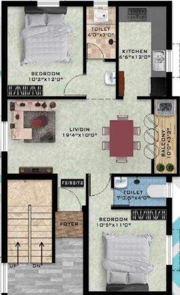  saraswathi-apartments Floor Plan Floor Plan