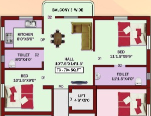  ganapathy-apartments Floor Plan Floor Plan
