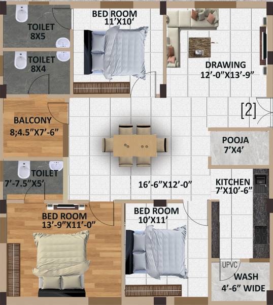  krishna-heights Floor Plan Floor Plan