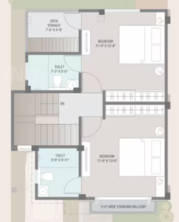  sparsh-villa Floor Plan First Floor Plan