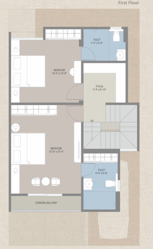 sahaj prime Floor Plan First Floor Plan