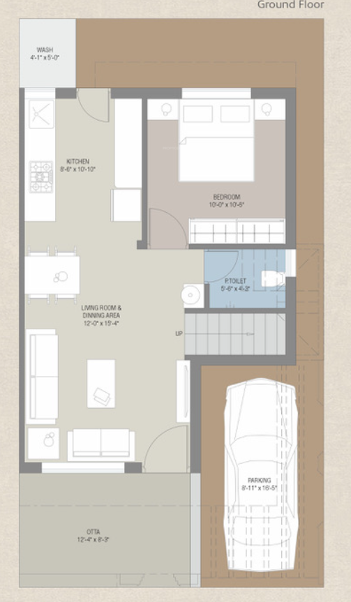 sahaj prime Floor Plan Ground Floor Plan