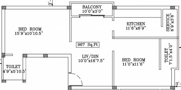  natraj-flats Floor Plan Floor Plan